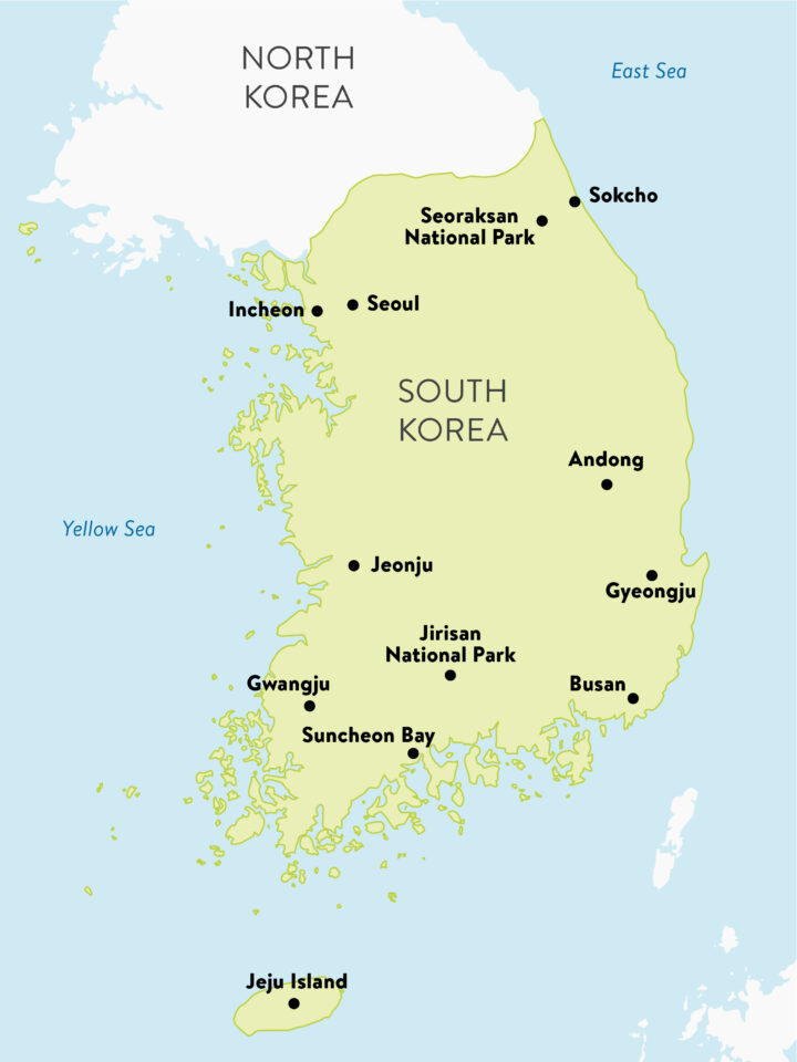 Korea Map Conservancy Travel